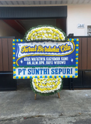 Papan Bunga Duka di Fawi